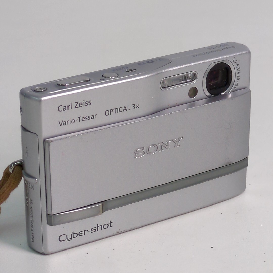 【動作未確認】ソニー SONY サイバーショット Cyber-shot コンパクトデジタルカメラ デジカメ DSC-T9 シルバー H0430