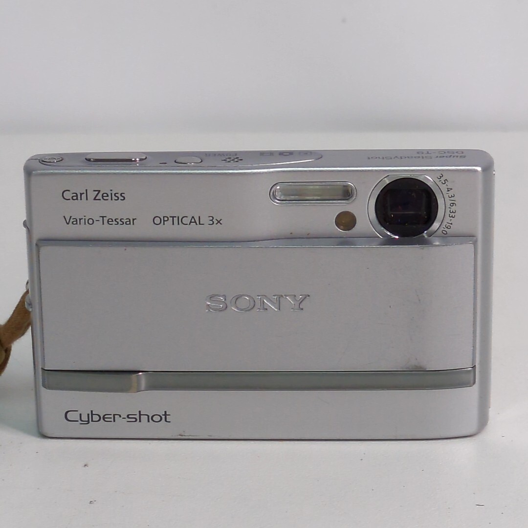 【動作未確認】ソニー SONY サイバーショット Cyber-shot コンパクトデジタルカメラ デジカメ DSC-T9 シルバー H0430