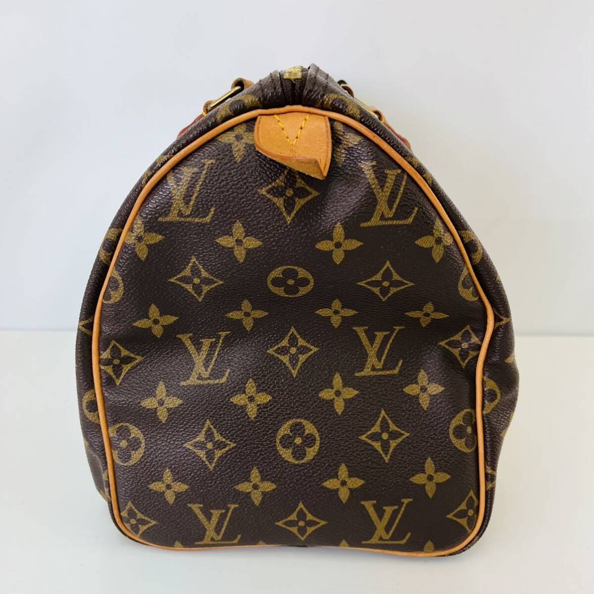 LOUIS VUITTON ルイ・ヴィトン ボストンバッグ モノグラム キャンバス ブラウン ミニボストン 旅行用バッグ 0412Nの画像5