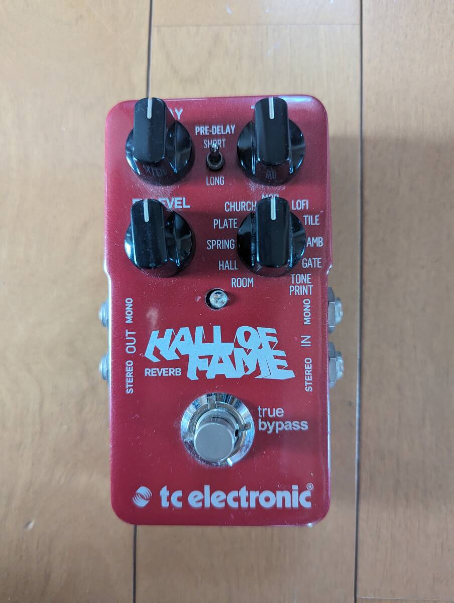 HALL OF FAME ーtc electronic REVERBー 箱付き ☆送料無料☆ の画像1