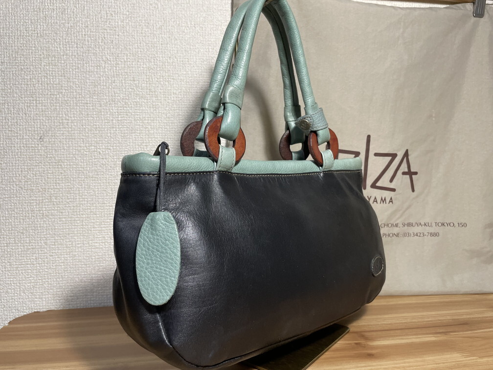 *3500 jpy prompt decision * IBIZAibi rhinoceros bi The leather bag 