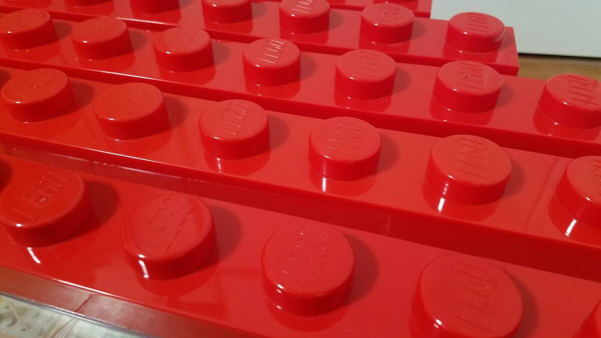 レゴ ミニフィギュア ディスプレイケース 16体用 5個セット 赤 レッド ミニフィグケース ストレージ 収納 大量出品中 同梱可能 正規品 LEGOの画像3
