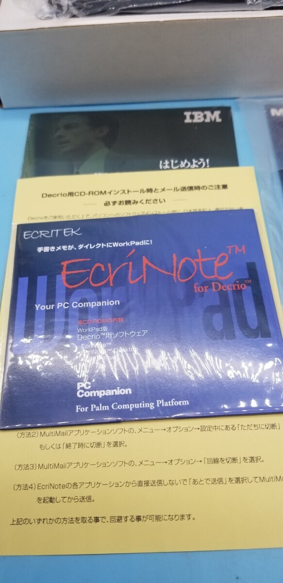 長期保管、未使用品 MUTOH Decrio for WorkPad EcriNote IBM WorkPad の画像2