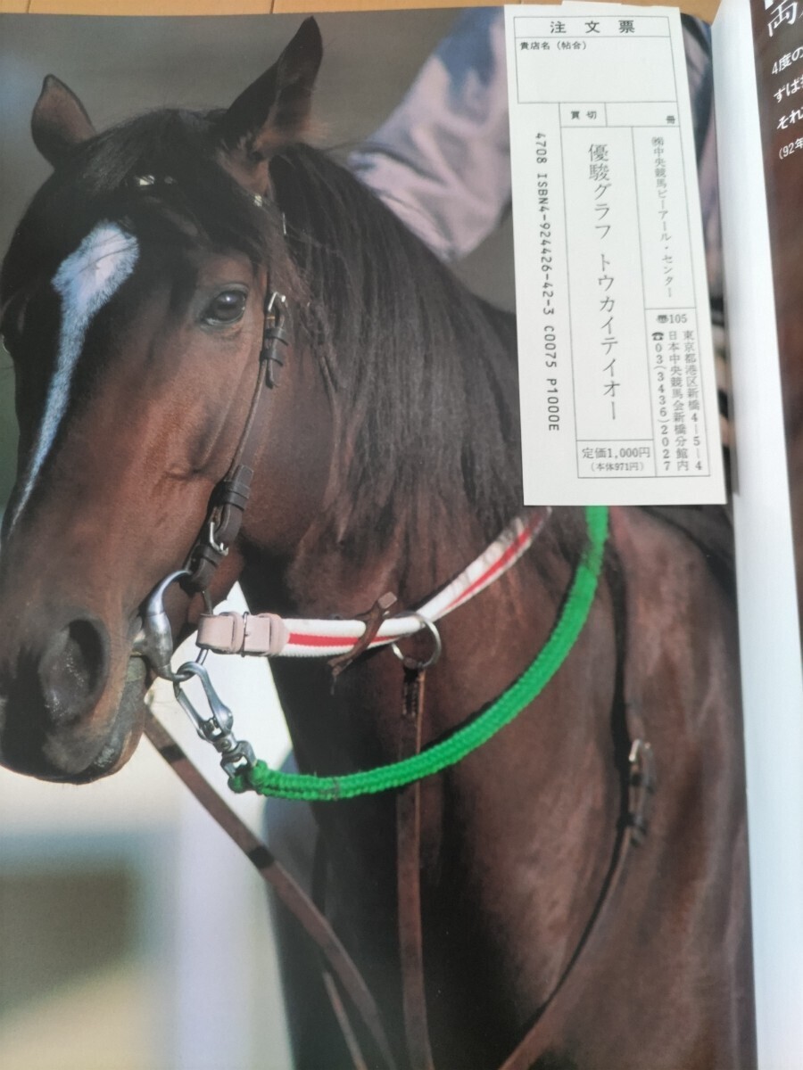 優駿グラフ トウカイテイオー 栄光の蹄跡 引退記念 特別編集 PRC 初版 競馬 名馬の画像6