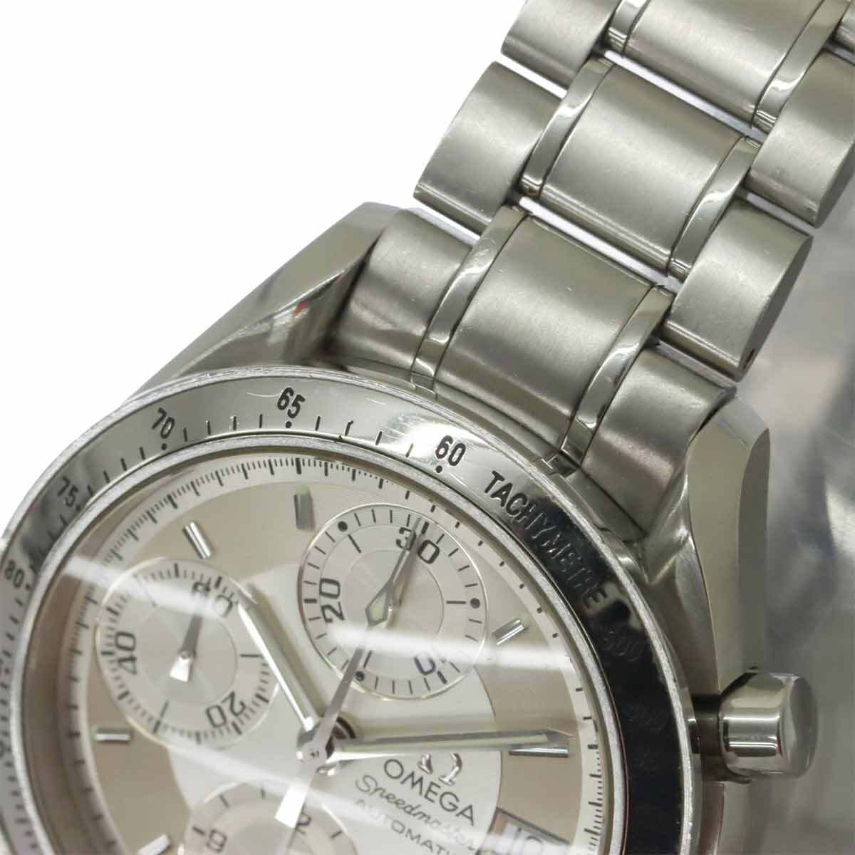  Omega OMEGA Speedmaster Date 3513 30 chronograph men's wristwatch silver face AT self-winding watch Speedmaster 90230158