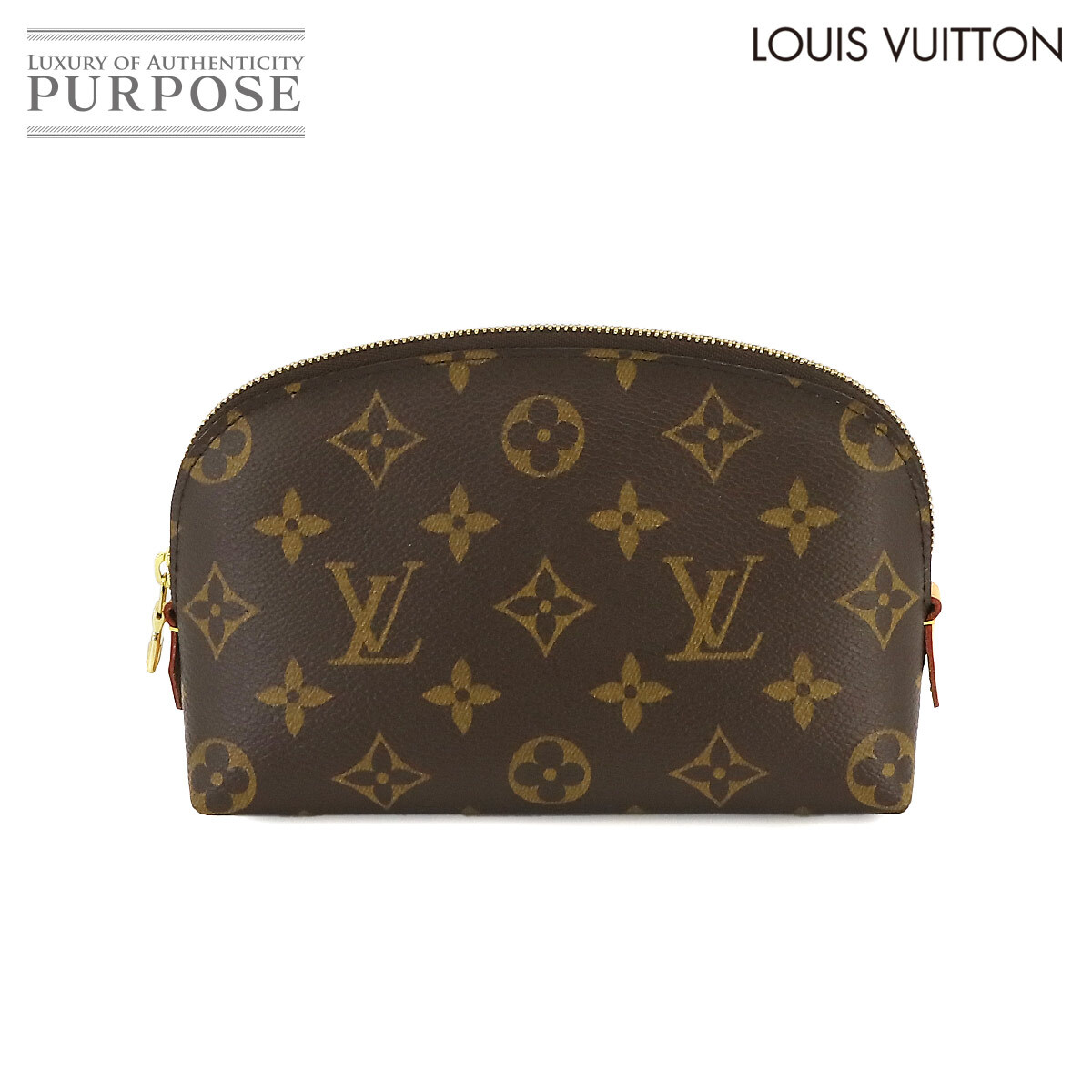 未使用 展示品 ルイ ヴィトン LOUIS VUITTON モノグラム ポシェット コスメティック ポーチ ブラウン M47515 Pochette Cosmetic 90229502_画像1