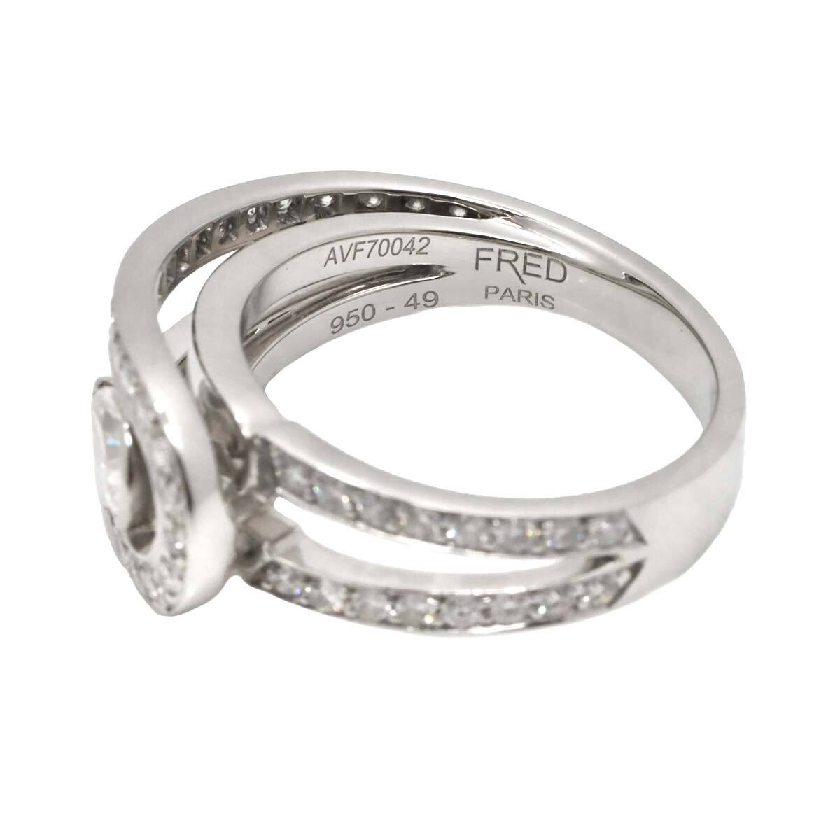フレッド FRED ラブライト #49 リング ダイヤ Pt プラチナ 指輪 Diamond Ring 90225367の画像3
