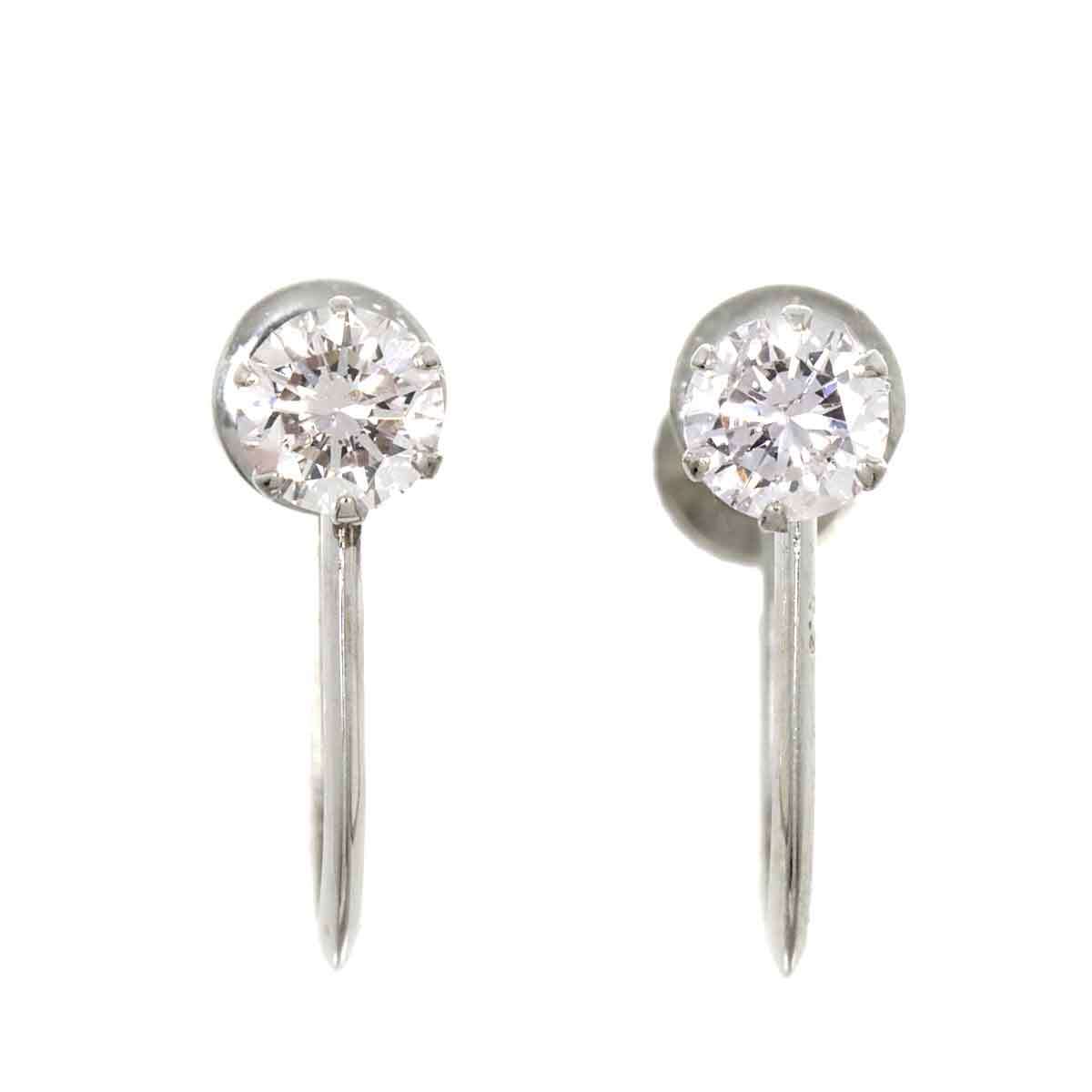 ダイヤ 0.30ct イヤリング Pt プラチナ Diamond Earrings 90228434_画像2