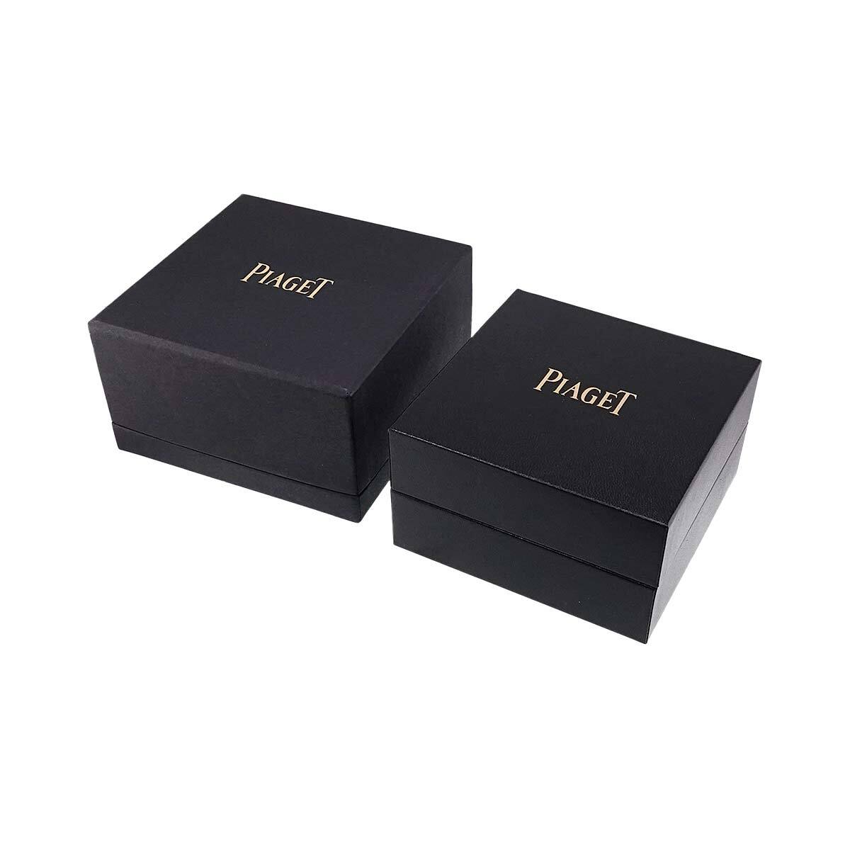 ピアジェ PIAGET オニキス カフス K18 WG ホワイトゴールド 750 Onyx Cuff Links【証明書付き】 90224553_画像8