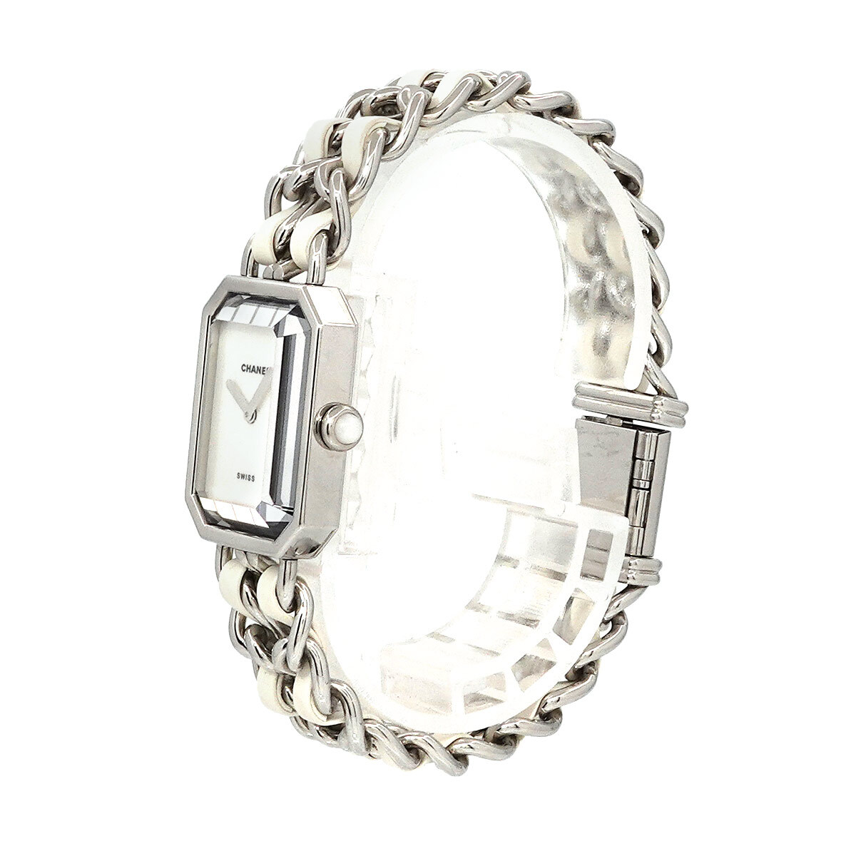  Chanel CHANEL Premiere H1639 lady's wristwatch white shell quartz Premiere 90221504