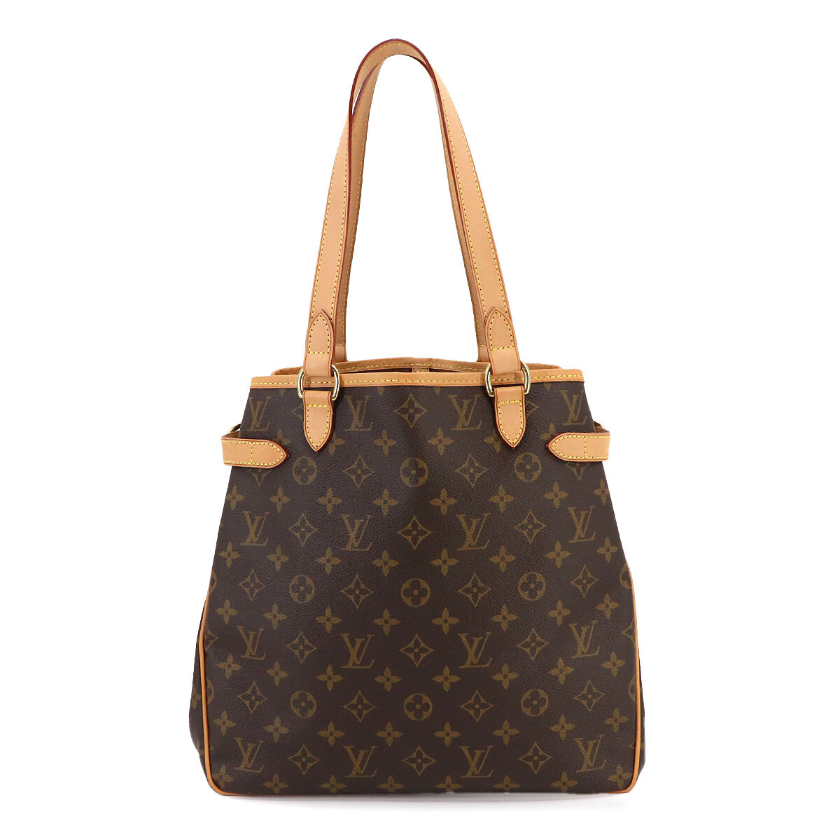 未使用 展示品 ルイ ヴィトン LOUIS VUITTON モノグラム バティニョール ヴェルティカル トート バッグ ブラウン M51153 90231389_画像2