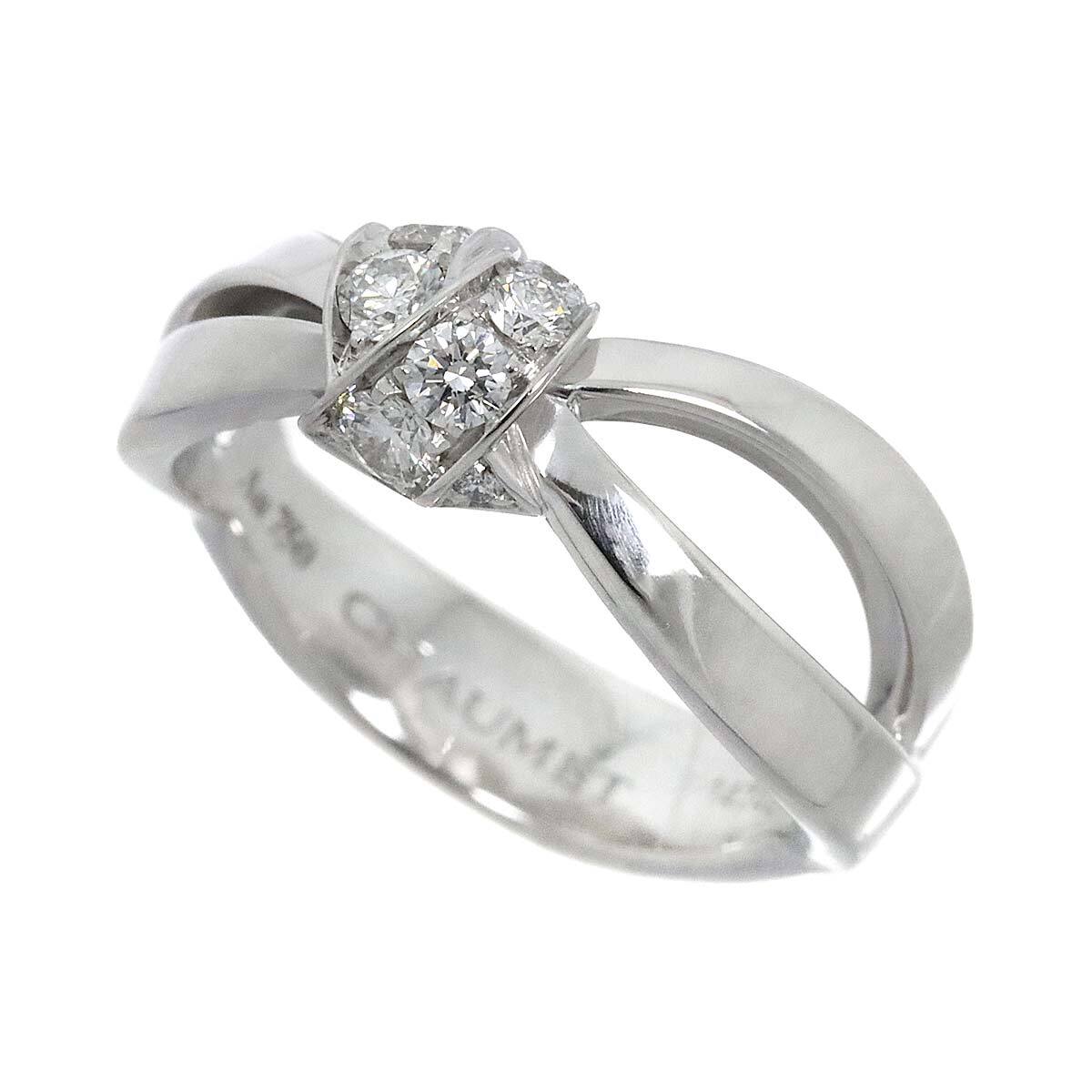 ショーメ CHAUMET リアン セデュクシオン #45 リング ダイヤ K18 WG ホワイトゴールド 750 指輪 Diamond Ring 90226623の画像5