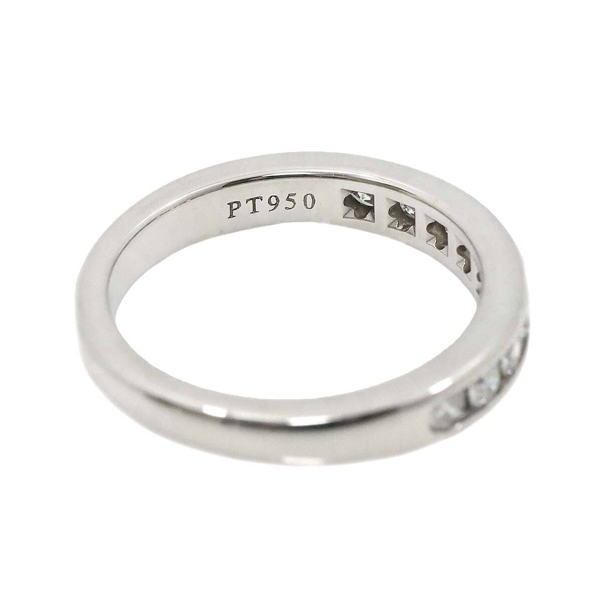 ティファニー TIFFANY&Co. ハーフ サークル チャネル セッティング 6.5号 リング ダイヤ Pt プラチナ 指輪 Diamond Ring 90227407_画像3
