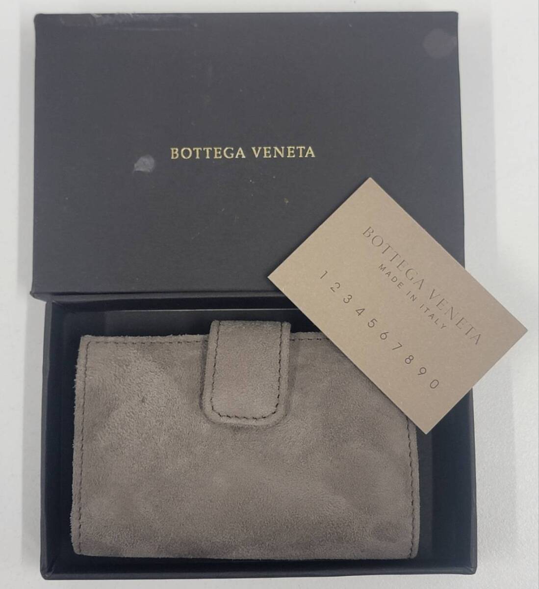 *BOTTEGA VENETA Bottega Veneta кейс для украшений замша серый ju бумага с ящиком [ б/у ]