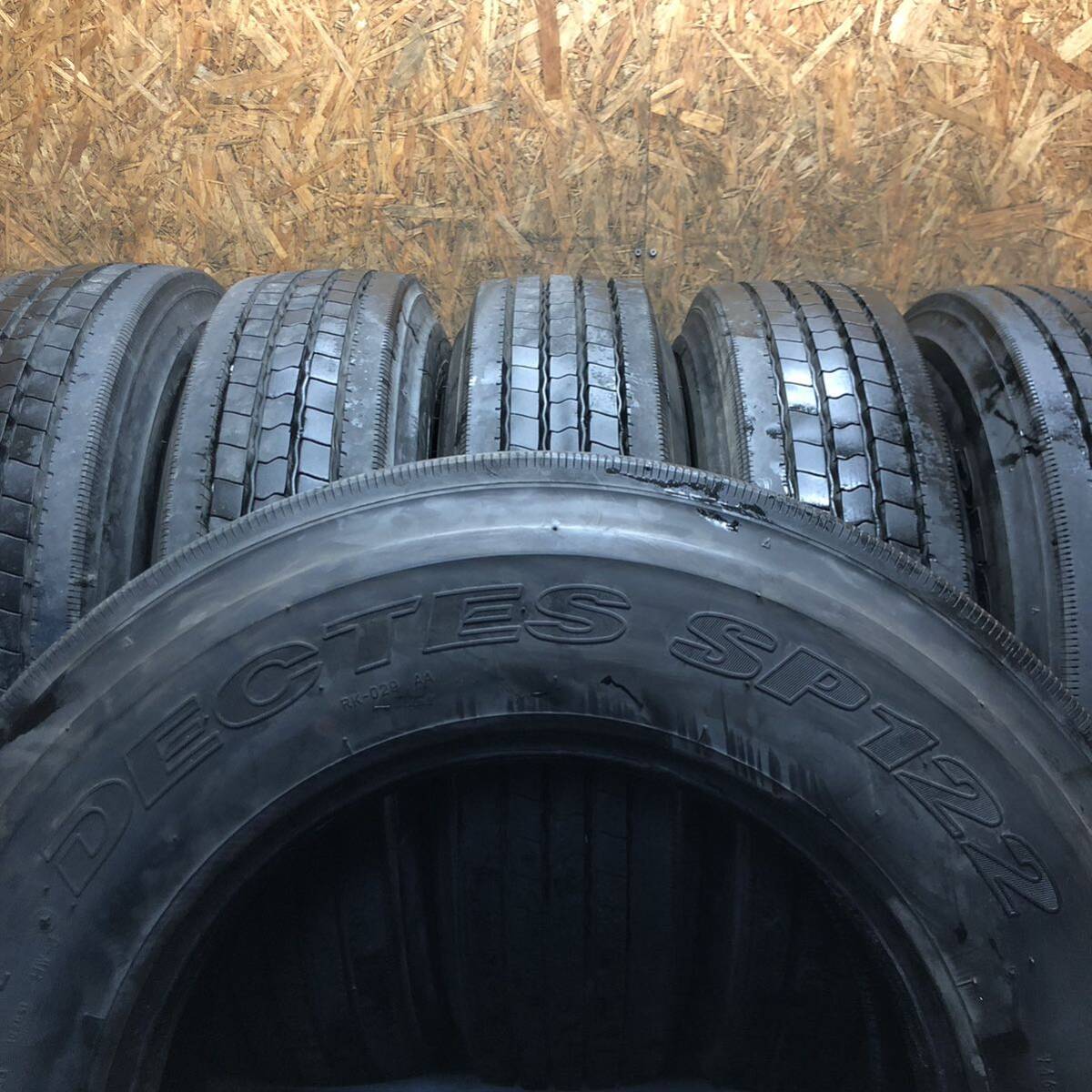 DUNLOP　DECTES　SP122　225/80R17.5　123/122L　極上バリ山6本価格　E-83　福岡　★引取り大歓迎★格安スタート★早い者勝ち★10㎜UP★_画像10