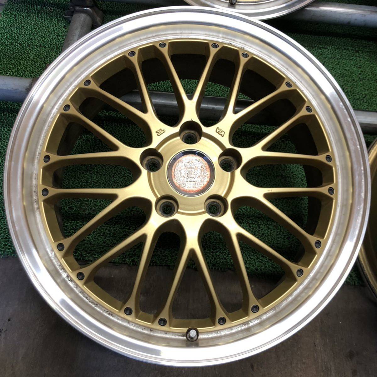 レアマイスター 18×7J 114.3/5H 4本価格 A-307 福岡 ★引き取り大歓迎★即決サービス品★早い者勝ち★ 宗像 福津 古賀 新宮の画像2