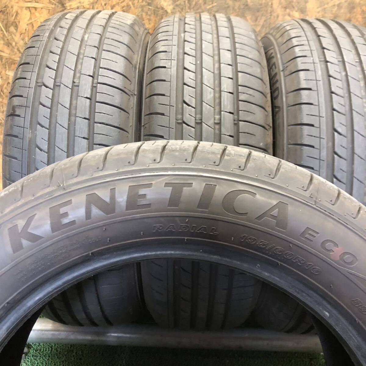 KENDA　KENETICA　ECO　195/60R16　89V　超極上バリ山4本価格　E-296　福岡　★引き取り大歓迎★23年製★格安スタート★早い者勝ち★_画像10