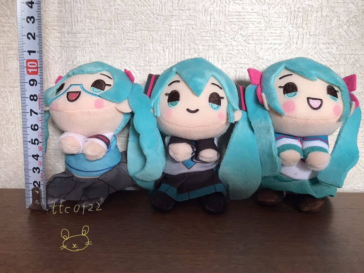 新品未使用 セガプライズ 初音ミクシリーズ＆youマスコット“初音ミク16thAnniversary” 全3種セット 送料300円_画像3