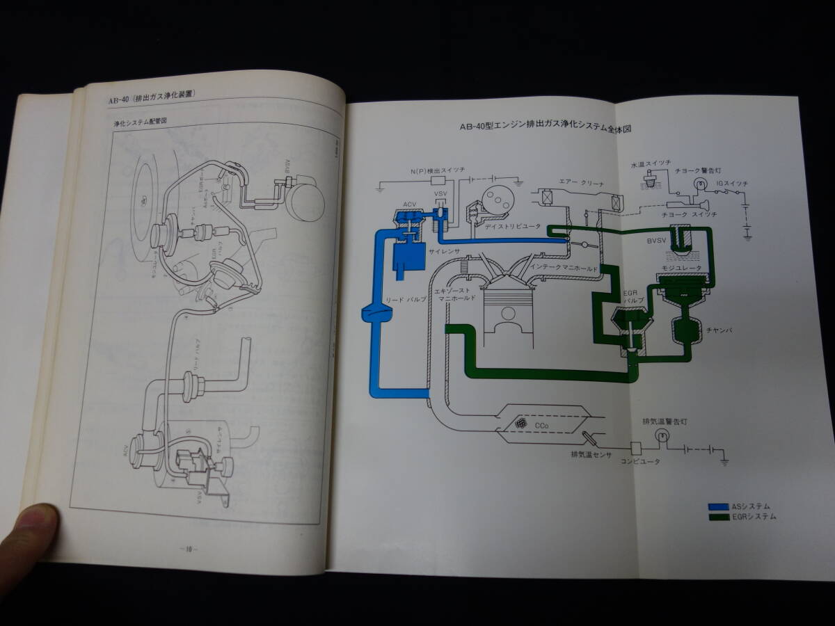 【昭和56年】ダイハツ 53年排出ガス浄化装置 / DECS 点検要領書 / 整備書 / サービスマニュアル_画像3