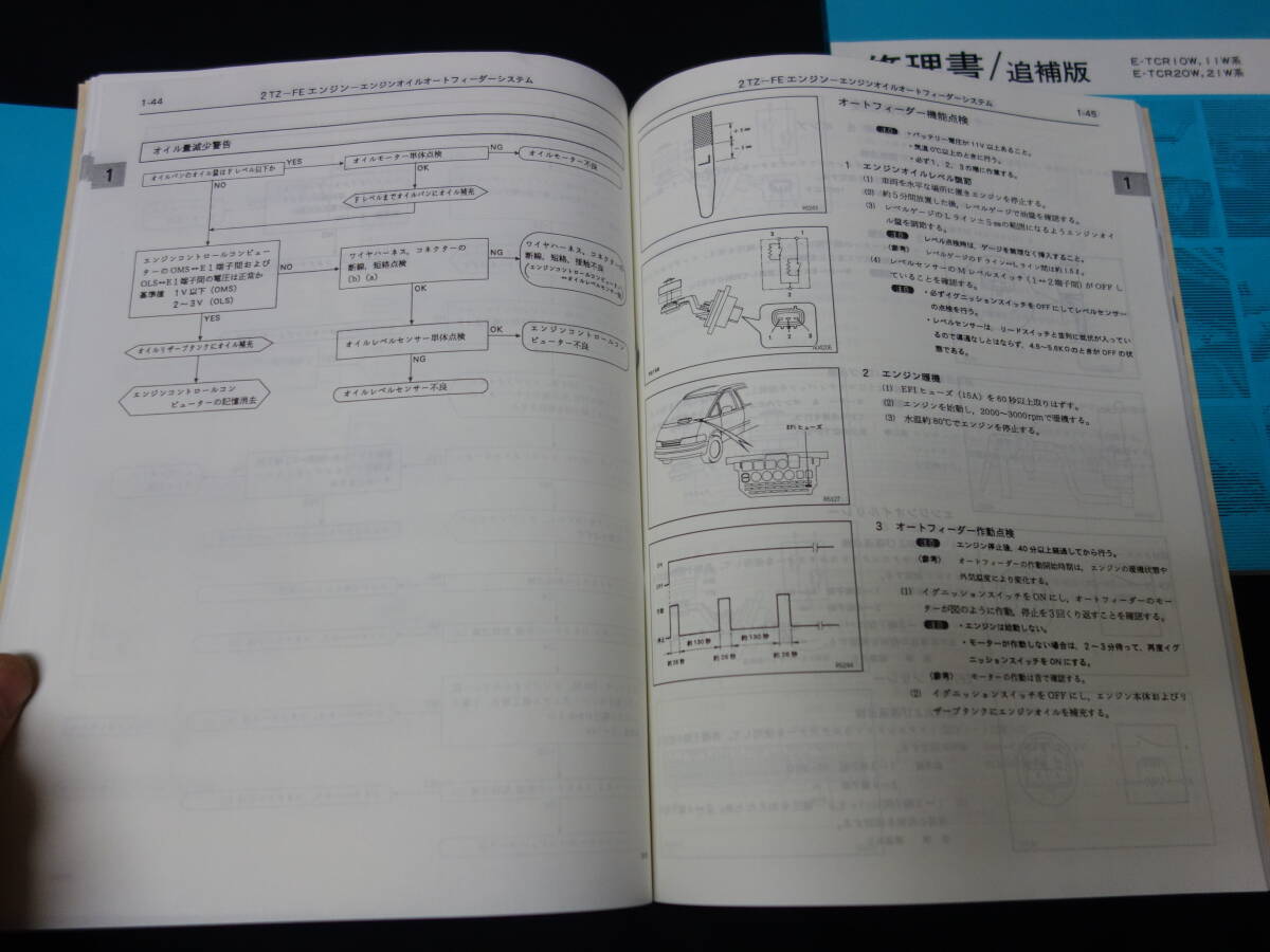 トヨタ エスティマ / TCR10W / TCR11W / TCR20W / TCR21W型 修理書 / 本編 / 追補版 / 4冊まとめて_画像9