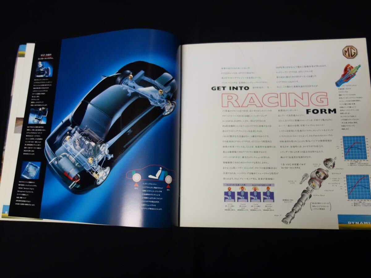 【平成8年】ローバー MG-F HD18K型 / 専用 本カタログ / 日本語版【当時もの】_画像5