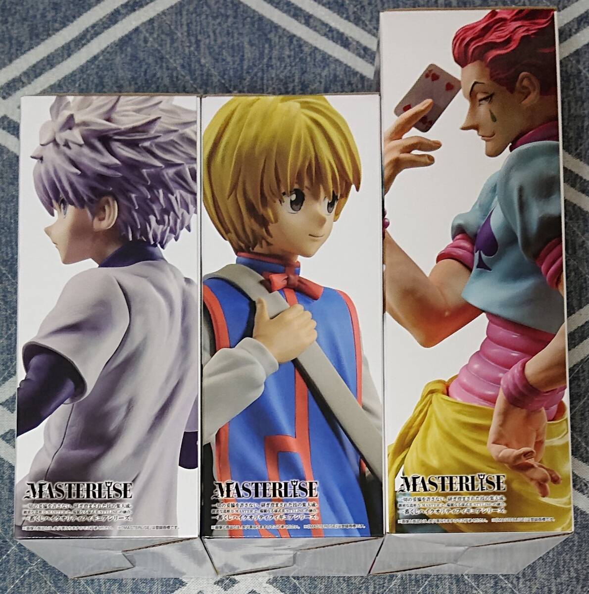 新品 未開封 一番くじ HUNTER×HUNTER DAY OF DEPARTURE B賞キルア C賞クラピカ ラストワン賞ヒソカ フィギュア3体セット＋おまけ付きの画像4