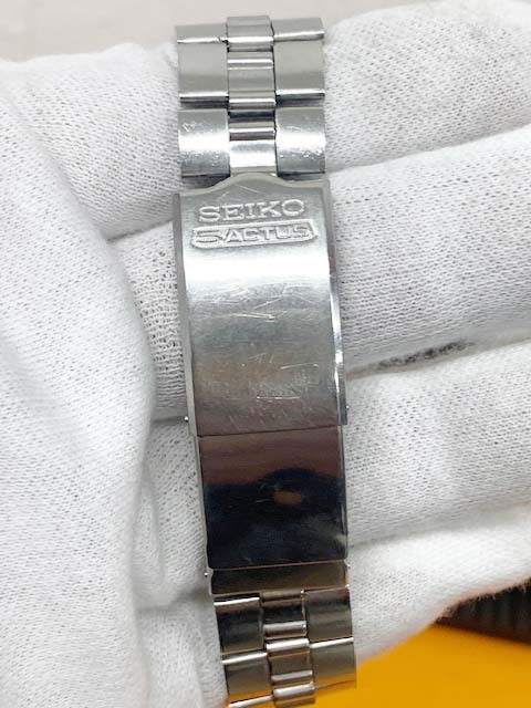 セイコー☆SEIKO☆５ACTUS☆オートマチック時計☆カットガラス☆デイデイト☆21Jewels☆SSケースSSベルト☆7019-7350☆稼働品☆美品の画像5