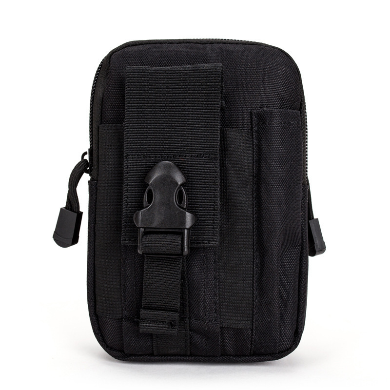  belt bag belt pouch compact multifunction bag hip bag outdoor DIY black case waterproof airsoft high capacity properties black 