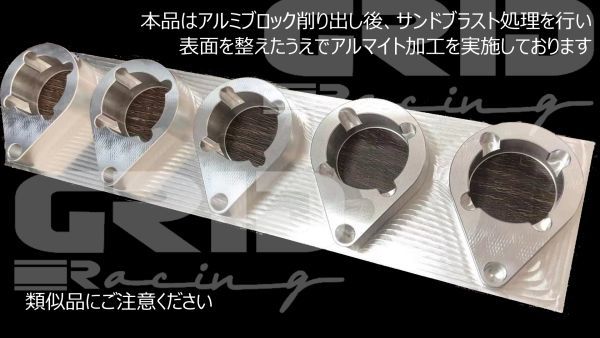 ブラスト黒 日立製 イグニッション コイル フルキット RB NEO6 専用 R35 変換 プレート アダプター ER34 R34 RB25 det GRID Racing_画像6