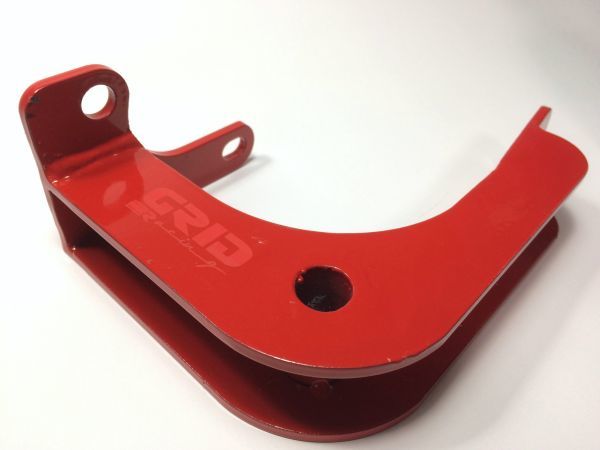 赤 送料無料 電着塗装 GRID Racing V35 Z33 用 デフ 追加 マウント ブラケット デフ マウント ブレース フェアレディZ スカイライン CPV35の画像2