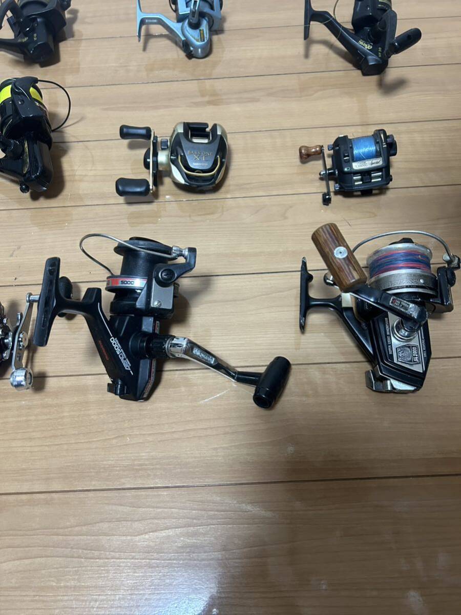 リール RYOBI リョービ　DAIWA ダイワ SHIMANO シマノ 13個まとめて　ベイトリール スピニングリール　フィッシング　_画像4