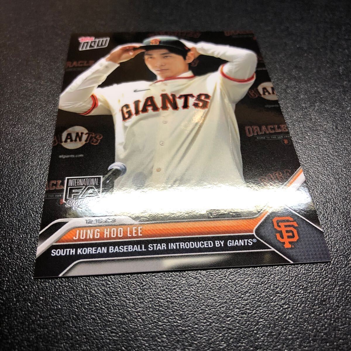 Jung Hoo Lee - 2023 MLB TOPPS NOW Topps JP Card OS24 イ・ジョンフ WBC韓国代表 Giants _画像6