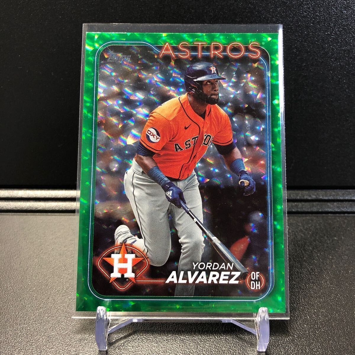 499枚限定 Yordan Alvarez 2024 Topps Series 1 #273 Green Foil /499 Astros 