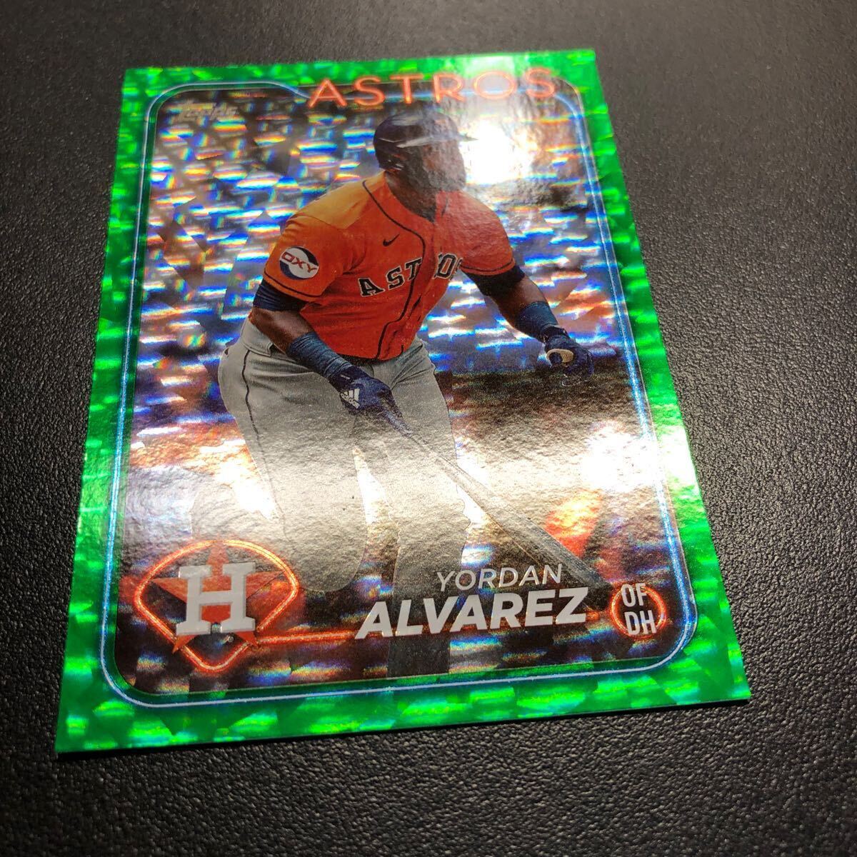 499枚限定 Yordan Alvarez 2024 Topps Series 1 #273 Green Foil /499 Astros 