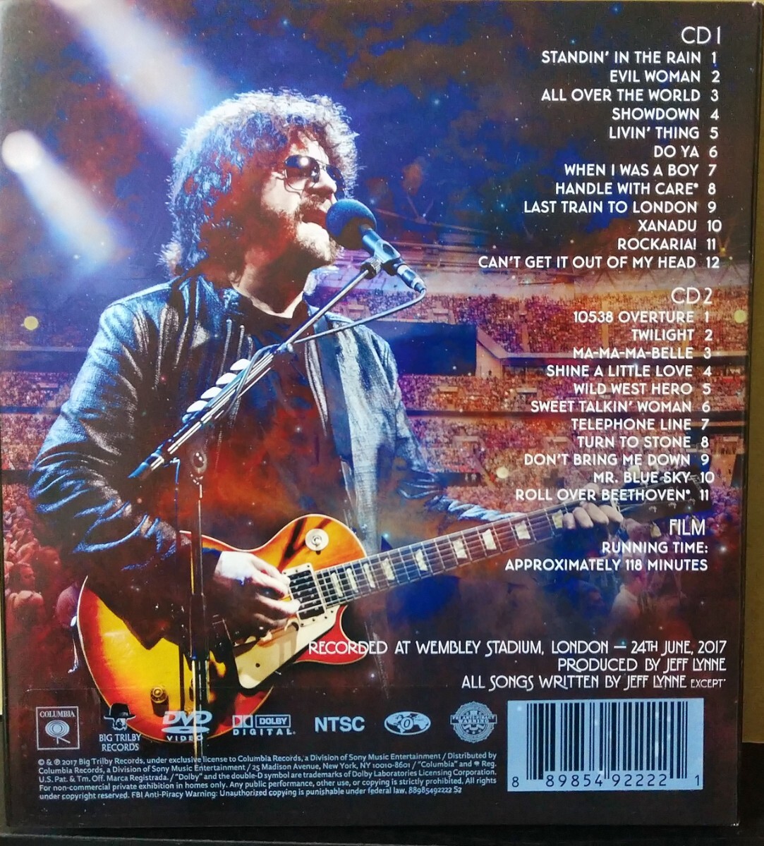 Jeff Lynne's ELO「Wembley Or Bust」輸入盤CD2枚組 DVD欠品 状態良好の画像2