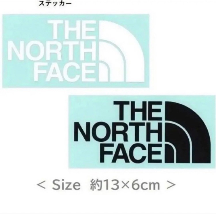 3枚セット　防水　ノースフェイス THE NORTH FACE　カッティングステッカー ブラック　ホワイト　ステッカー ブランドロゴ シール　ロゴ_画像3