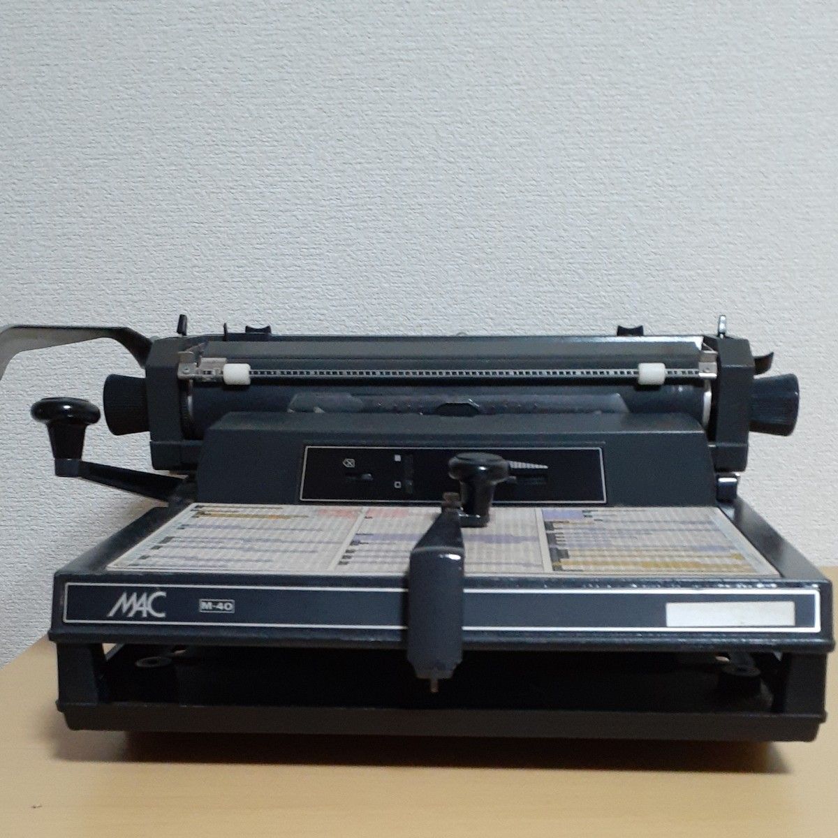 和文タイプライター　MAC M-40【ジャンク品です】送料無料です（ 4月20日までの出品となります）