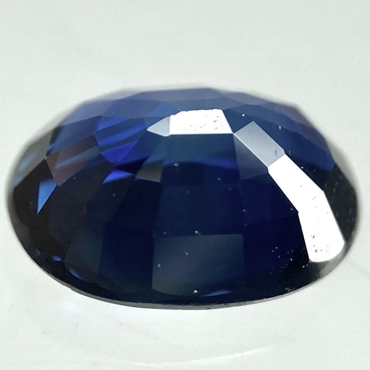 〔天然サファイア 1.023ct〕a約6.77×5.36mm ルース 裸石 宝石 ジュエリー sapphire corundum コランダム テDG0の画像2