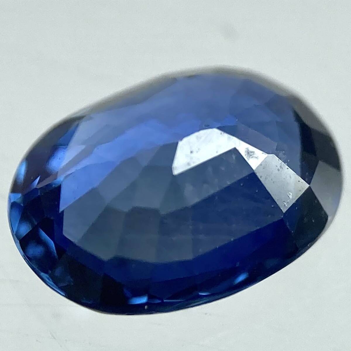 〔天然サファイア 0.682ct〕a約6.41×4.76mm ルース 裸石 宝石 ジュエリー sapphire corundum コランダム テDG0の画像2