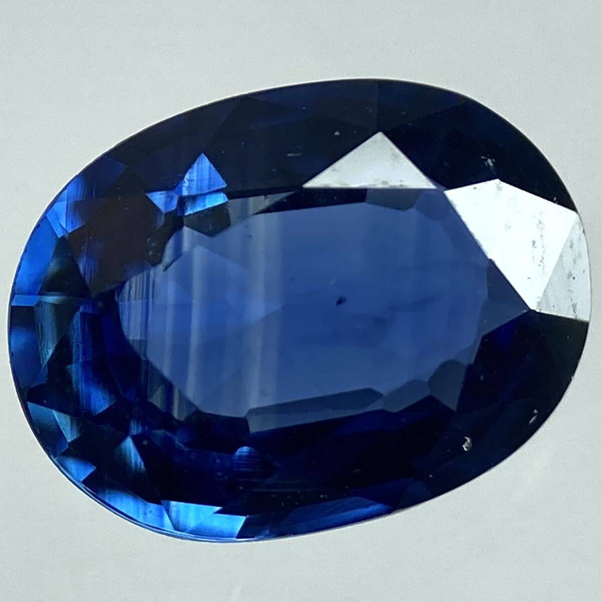 〔天然サファイア 0.682ct〕a約6.41×4.76mm ルース 裸石 宝石 ジュエリー sapphire corundum コランダム テDG0の画像1