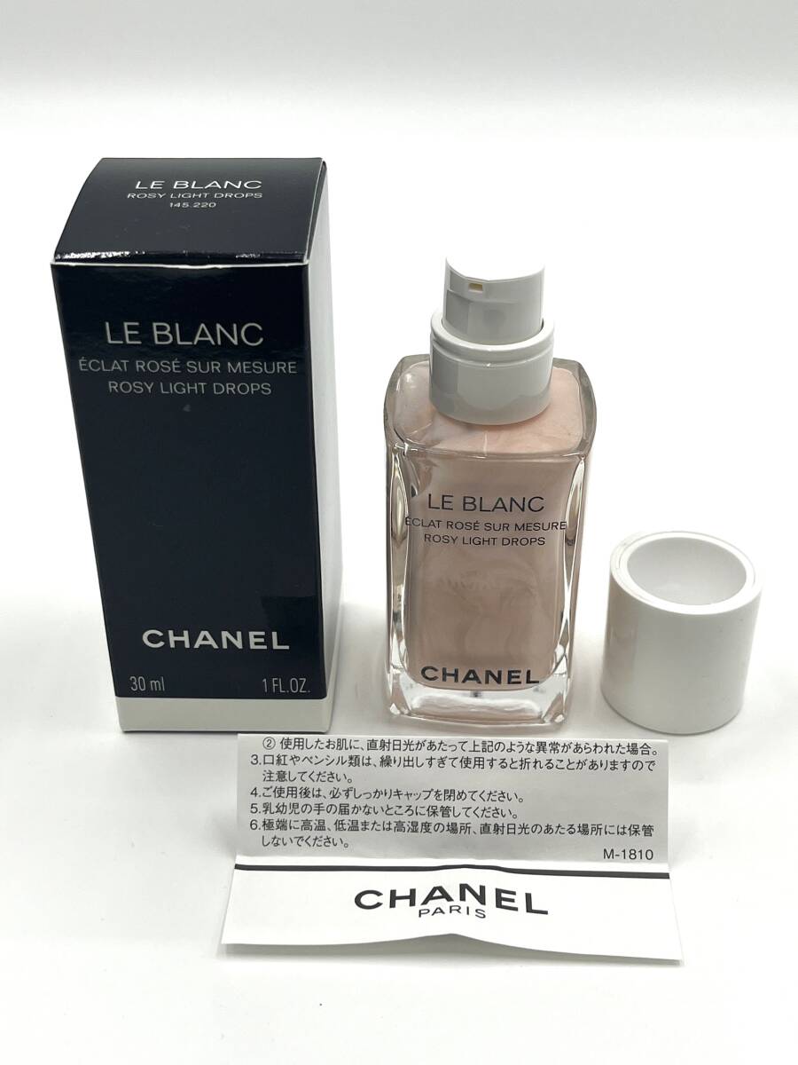 CHANEL シャネル ル ブラン ロージー ドロップス 30ml フェイスカラー リクィッド ハイライター_画像1