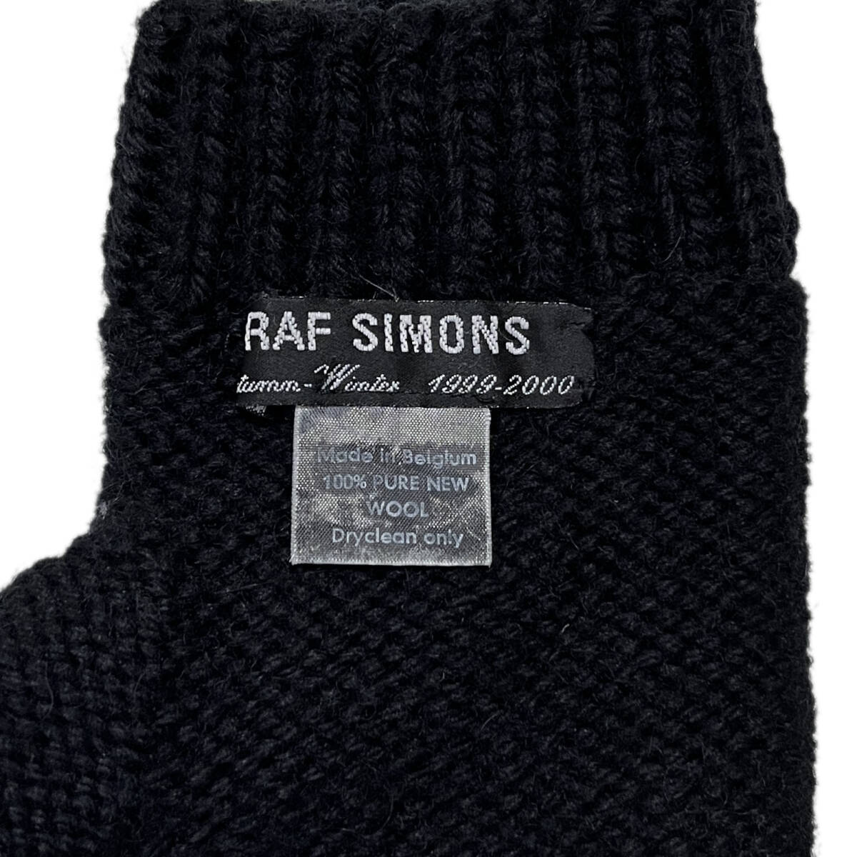 RAF SIMONS 1999-2000A/W knitted glove Raf Simons archive sweat Parker slacks Calvin Klein Jil Sander Raf by 1995