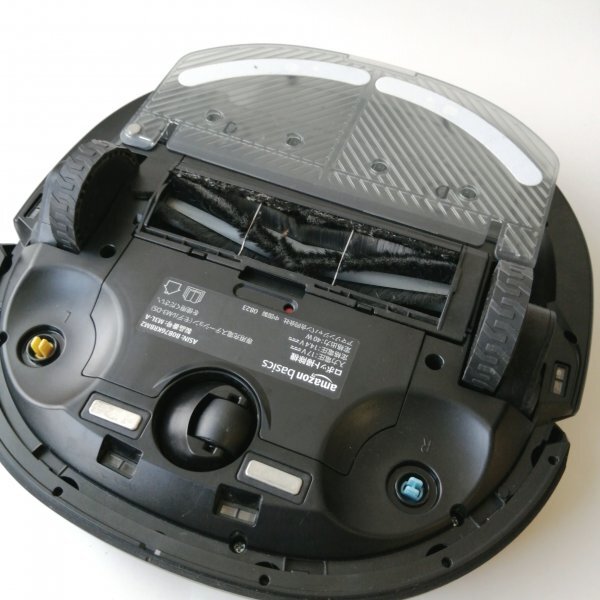 ベーシック ロボット掃除機 M3L-A 自動充電 スリムタイプ リモコン付き ブラック【ジャンク品】 02 04455の画像3