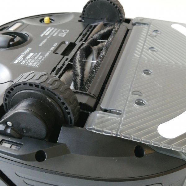 ベーシック ロボット掃除機 M3L-A 自動充電 スリムタイプ リモコン付き ブラック【ジャンク品】 02 04455の画像6