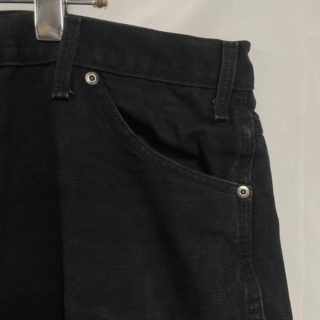 Dickies　W38L26　ペインターデニムパンツ　ジーンズ　黒メンズL　f