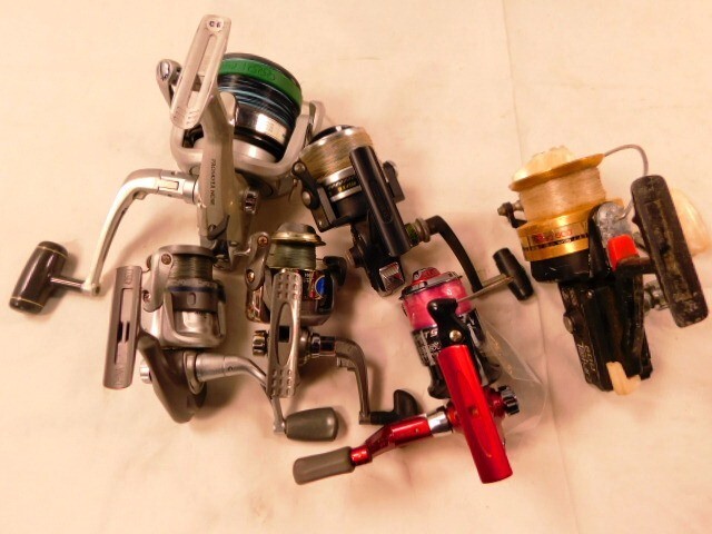 A83★RYOBI/okuma/他/スピニングリール/6点セット/PROSKYER NOSE SS/ CS-30/ NIGHTSPIN-3/2500/SVR/他/釣り/リール★送料870円〜の画像10