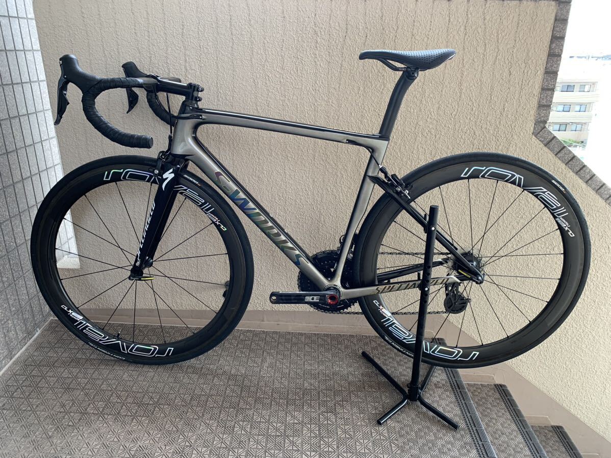 SPECIALIZED S-WORKS TARMAC SL6 54サイズ di2 2×11速 サガンカラーモデル スペシャライズド ターマック ロードバイクの画像3