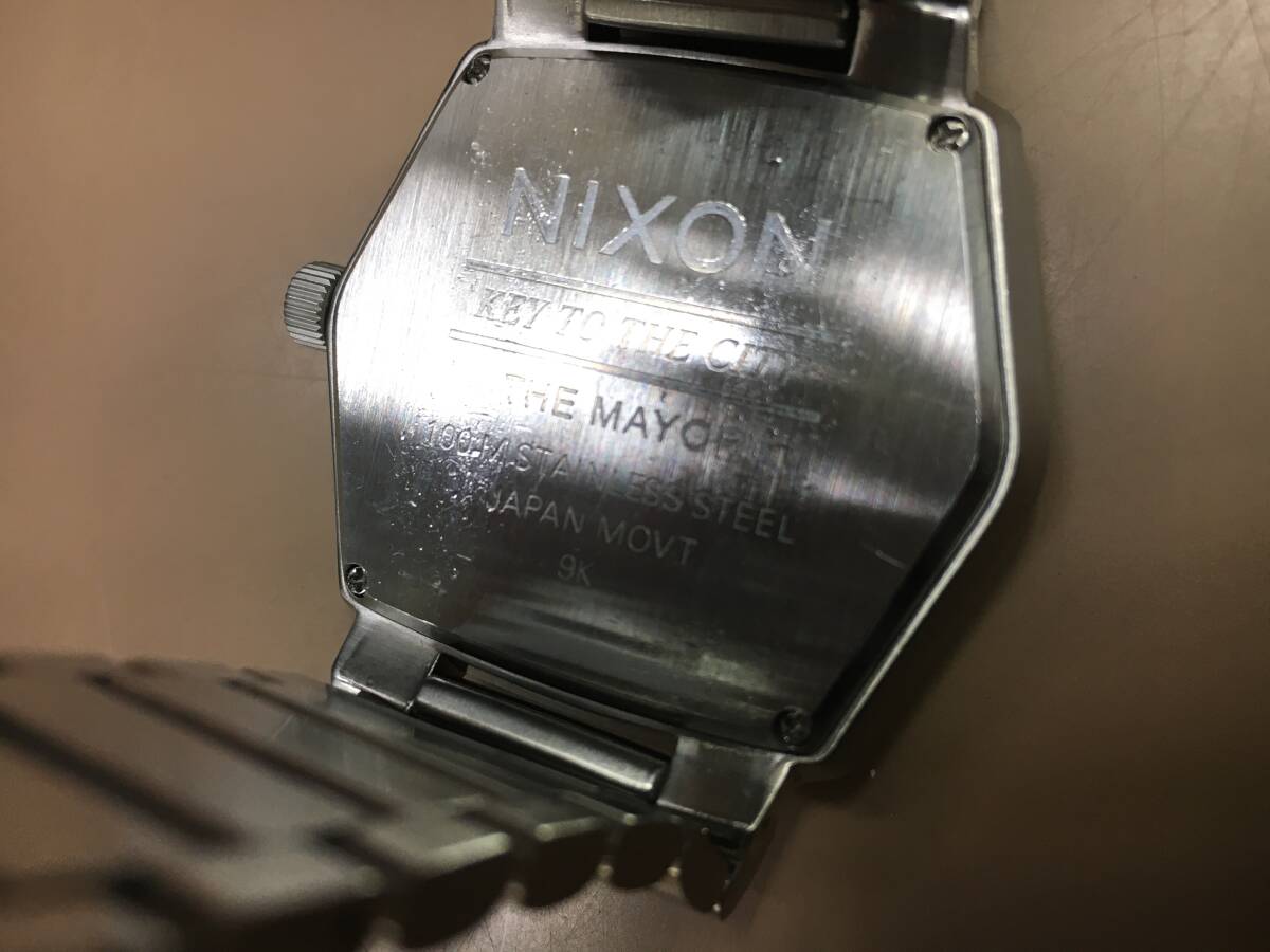 K158[LP]K44(腕時計) 中古品 NIXON THE MAYOR 電池式/付属品ナシ ※動作OK！ 4/10出品の画像5