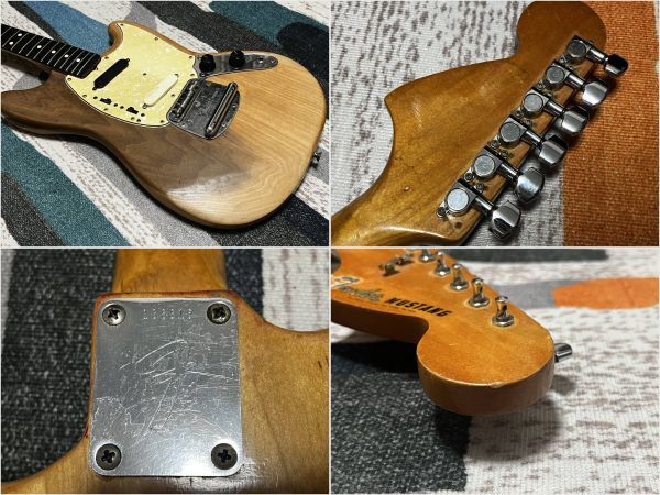 Fender USA 1966年製 Mustang フェンダー ムスタング エレキギター ビンテージ ヴィンテージ 現状品の画像8