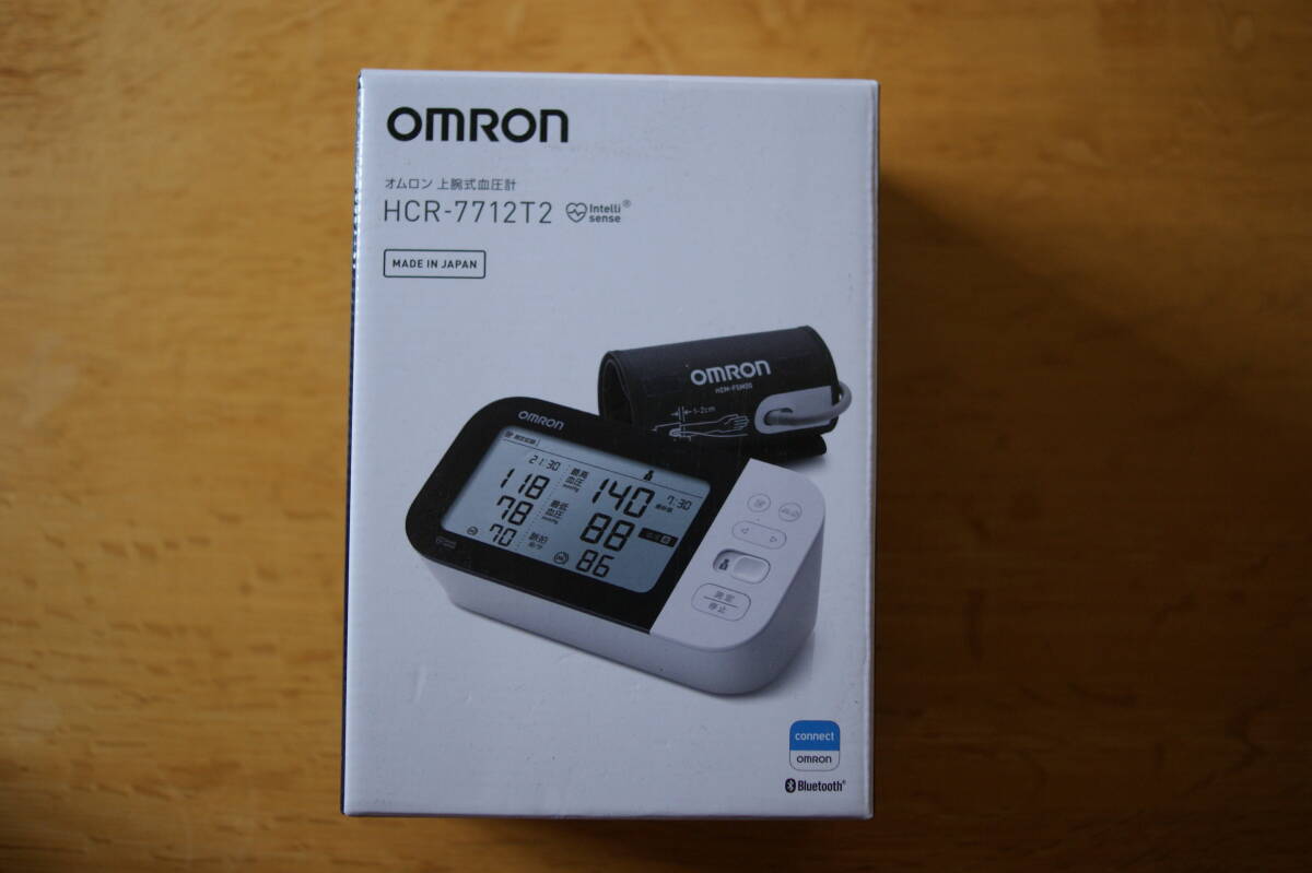  Omron OMRON on arm type hemadynamometer HCR-7712T2 unused goods 